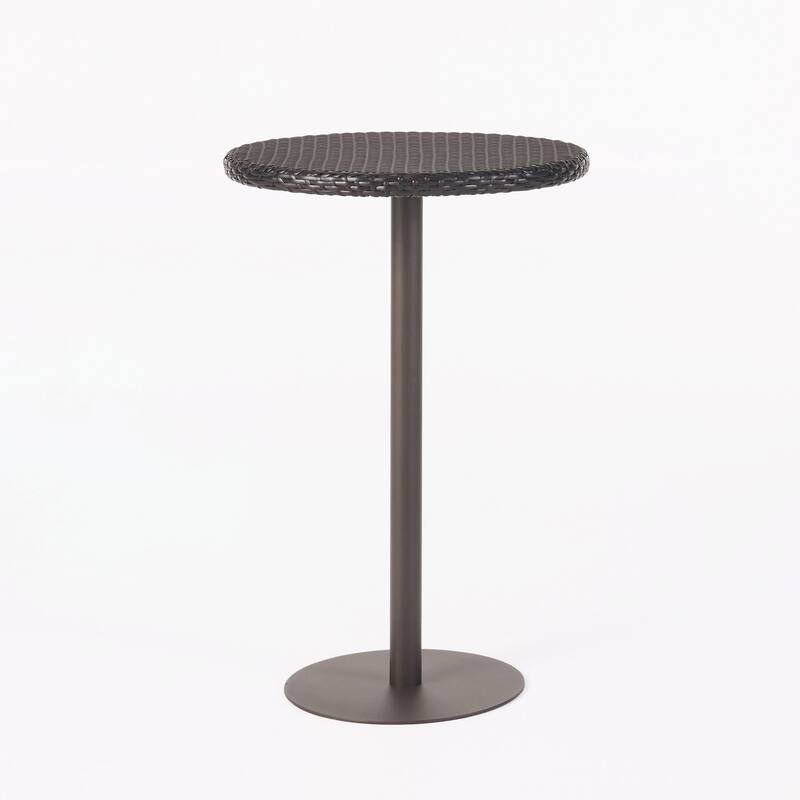 Outdoor 26" Round PE Rattan Bar Table