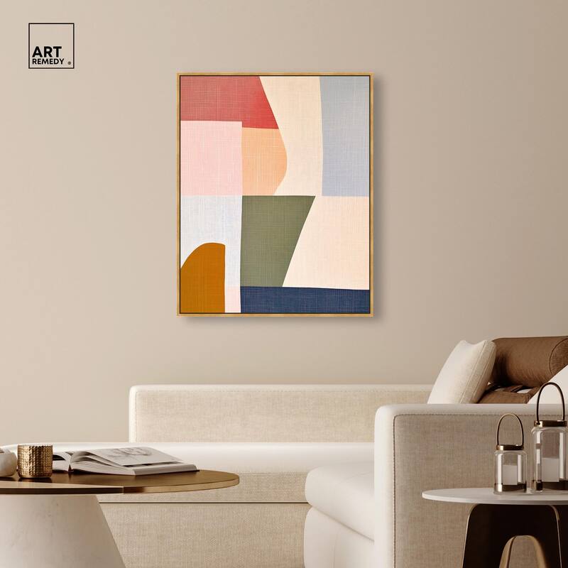 Planar Patchwork I Canvas by Art Remedy