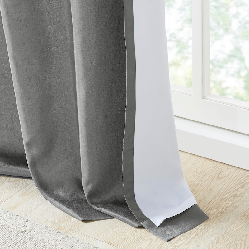 Madison Park Belle Embroidered Window Curtain Panel