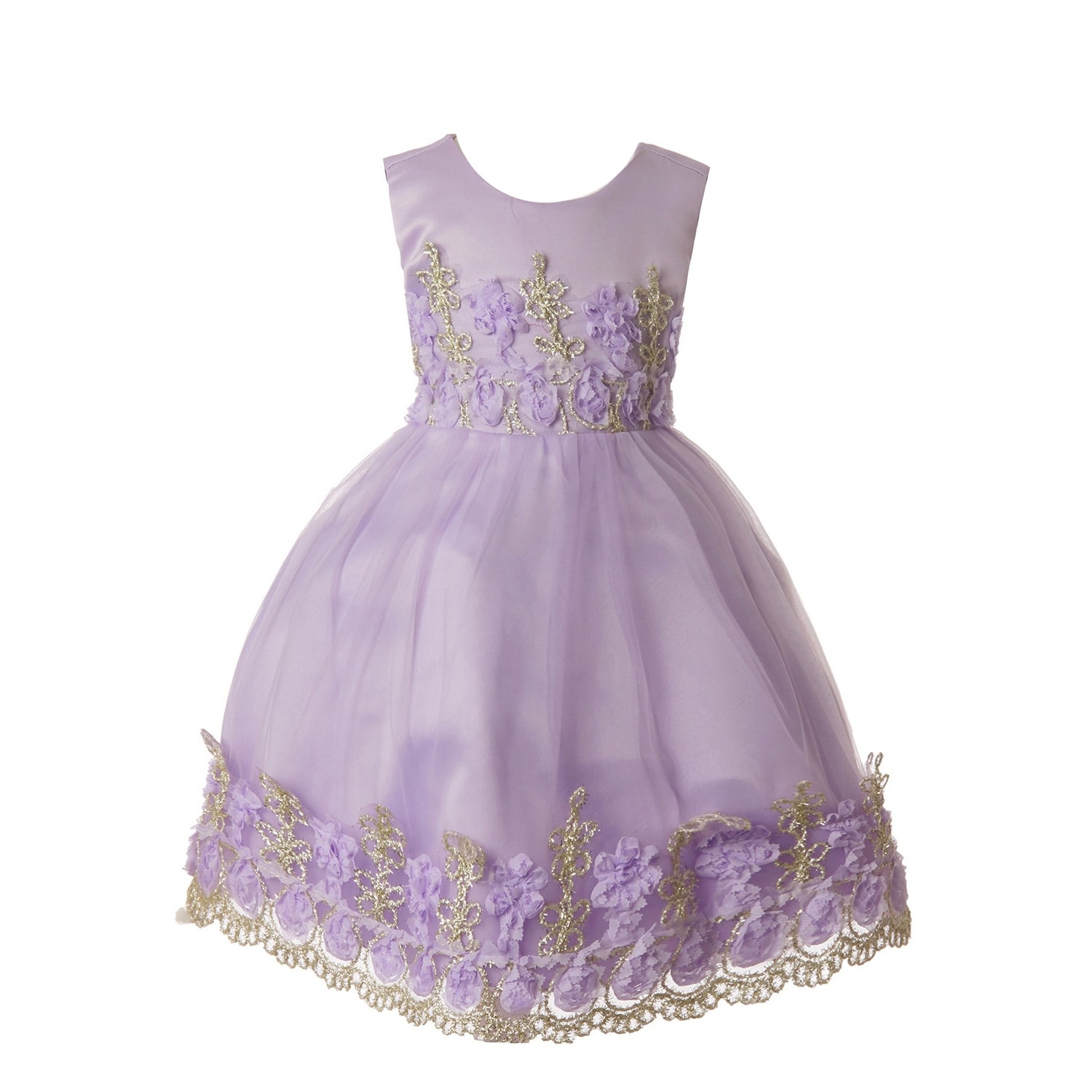 kids lilac dress