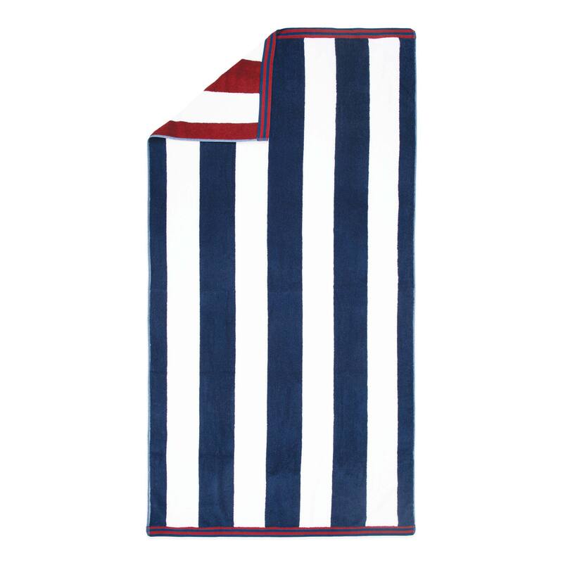 Aston & Arden Striped Reversible Oversized Beach Towel - 35x70 - Bed ...