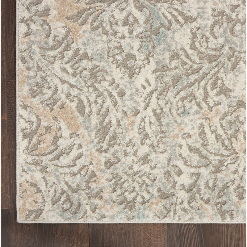 Nourison Marmara Contemporary French Country Damask Area Rug