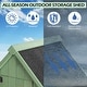 preview thumbnail 13 of 25, Single Door Wooden Garden Storage Shed