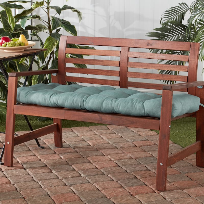 Outdoor 18-inch x 51-inch Polyester Bench Cushion (Cushion Only)