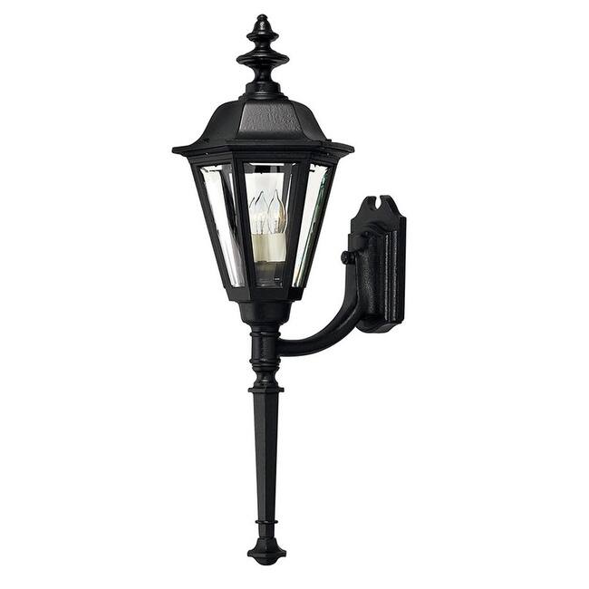 Hinkley Lighting 31" Height 3 Light Lantern Outdoor Wall Sconce from - Black