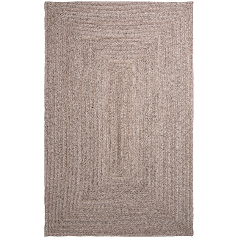 Alora Decor Breeze Hand Woven Geometric Solid Color Rug - 8'9" x 11'9" - Light Brown
