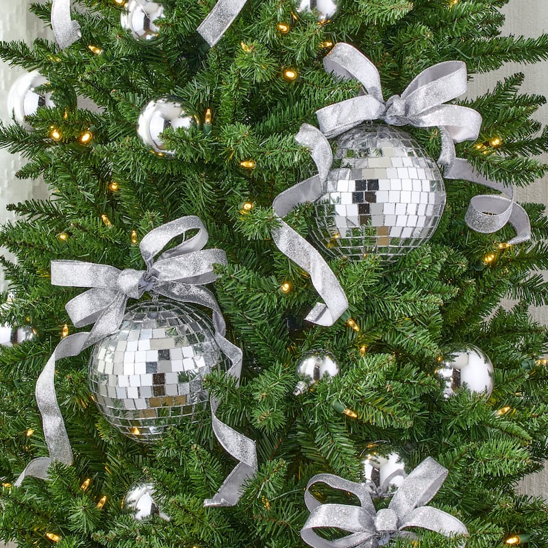 6" Mosiac Mirror Ball Ornament