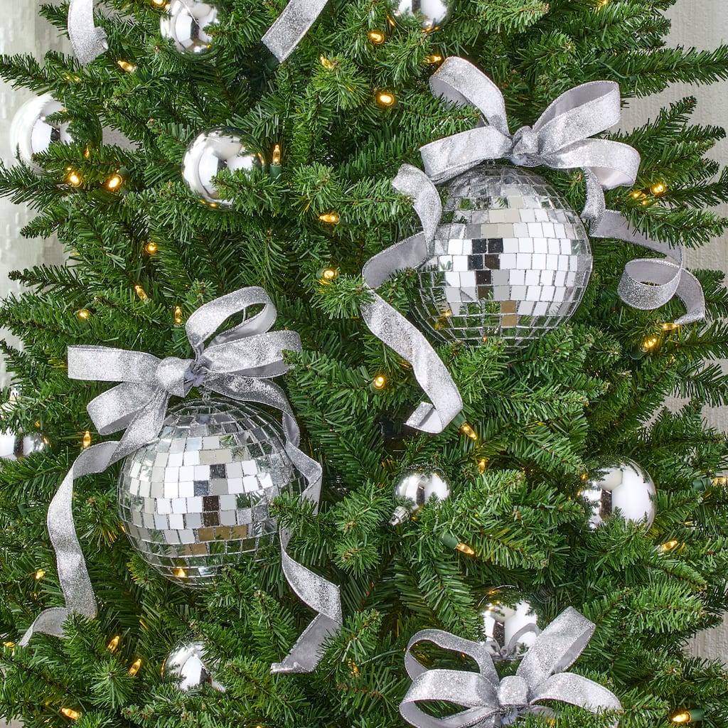 6" Mosiac Mirror Ball Ornament
