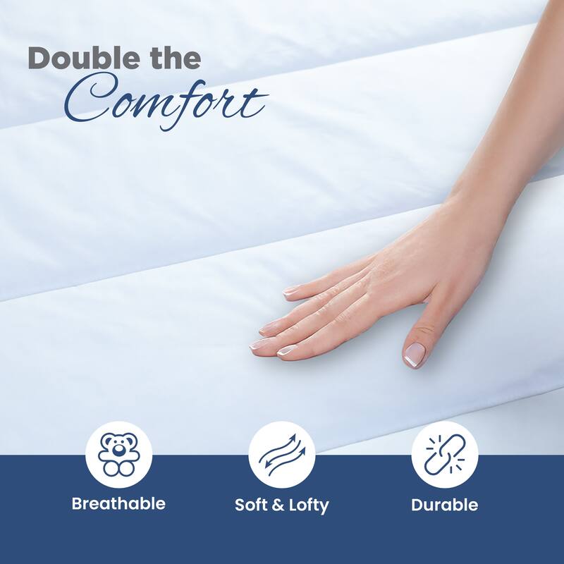 Martex Quilted Mattress Pad - White