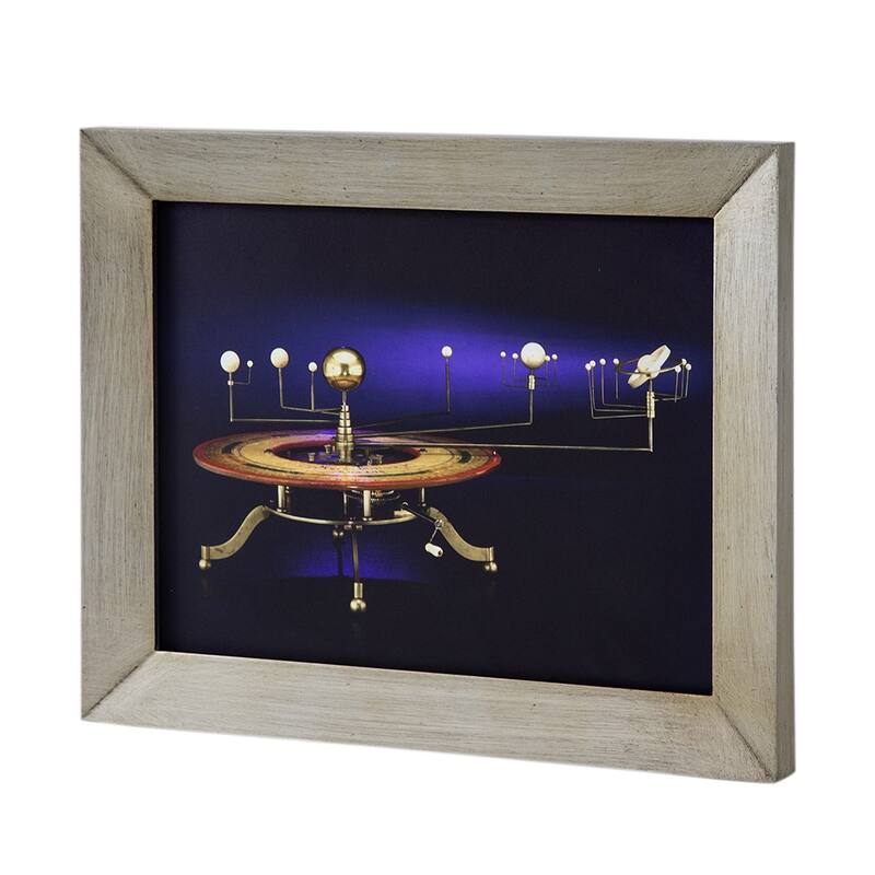 Modern Rectangular Wall Decor with Futuristic and Classic Patterns Fusion, for Living Room Bedroom and Office