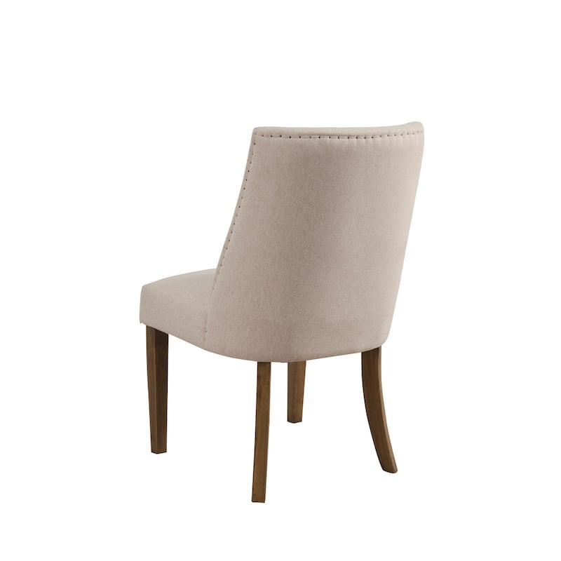 Alpine Furniture Kensington Set of 2 Upholstered Parson Chairs