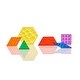 preview thumbnail 3 of 7, edxeducation Translucent Sensory Pattern Blocks