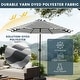 preview thumbnail 59 of 142, Holme 9-foot Steel Market Patio Umbrella with Tilt-and-Crank