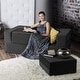 preview thumbnail 95 of 114, Jaxx Zipline Convertible Queen-size Sleeper Loveseat and Ottoman Set