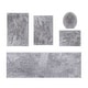 preview thumbnail 98 of 131, Luxury Plush Bathroom Rug Set - Quick-Dry, Soft Microfiber, Non-Slip, Absorbent & Washable Bath Mats Grey - 5 PC SET