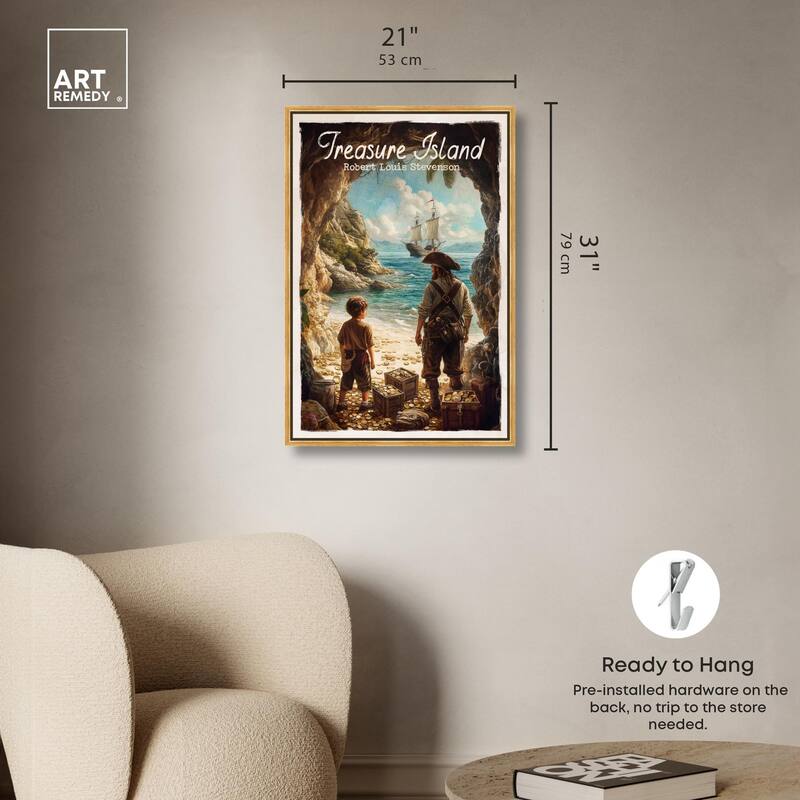 Treasure Island Classic Canvas by Art Remedy