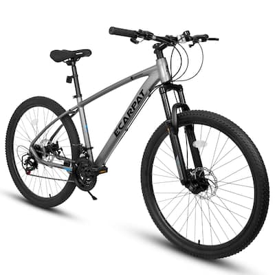 27.5-Inch Mountain Bike with 21-Speed Shimano Gears, Suspension Fork, and Disc Brakes for Men and Women