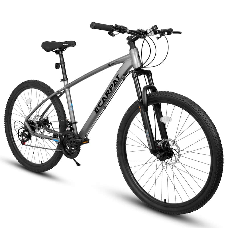 Mountain Bike - Aluminum Frame, 21 Speed, Suspension Fork, Disc Brakes, Unisex - 27