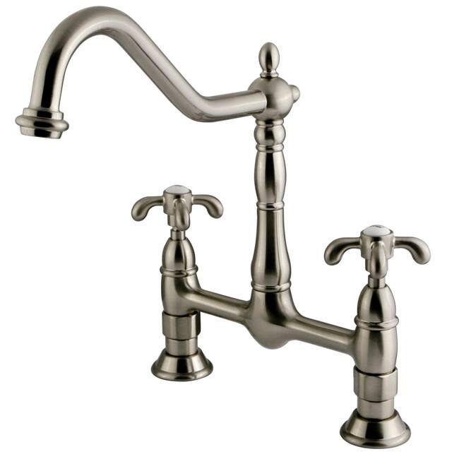 Kingston Brass French Country 1.8 GPM Bridge Kitchen Faucet