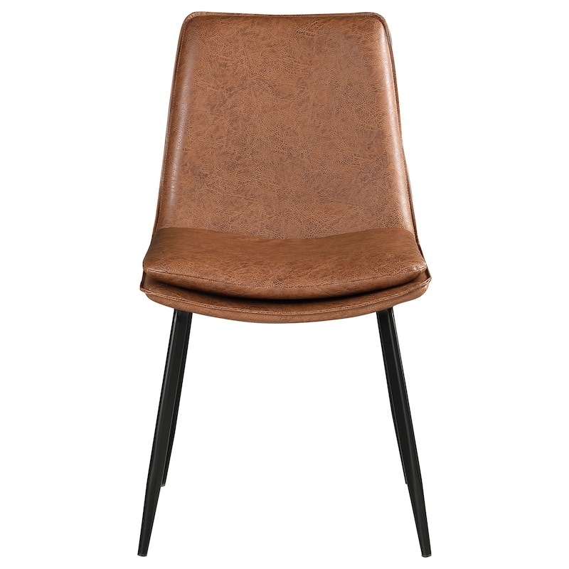 Ortega Coffee Upholstered Dining Side Chair (Set of 2)