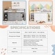 preview thumbnail 4 of 15, Twin Size Low Loft Bed with Pull Out Desk,Drawers,Cabinet and Shelves