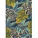 preview thumbnail 8 of 8, Miami Palms Hand-hooked Botanical Indoor/ Outdoor Area Rug 2' x 4'