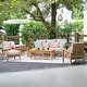 preview thumbnail 1 of 36, Cambridge Casual Carmel 5-Piece Teak Patio Conversation Set