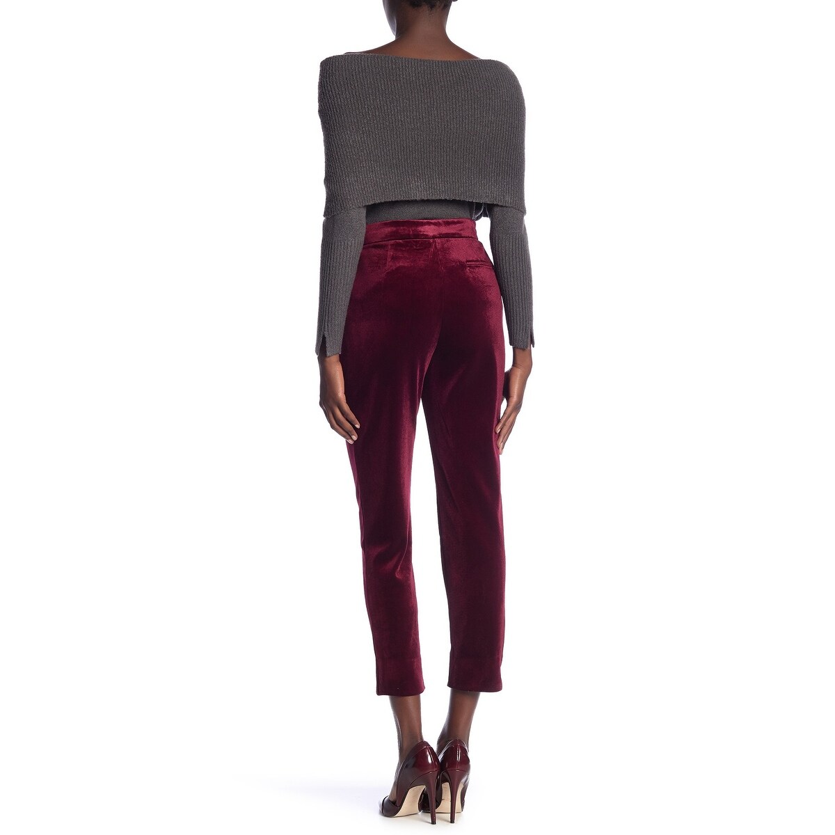 velvet dress pants womens