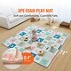preview thumbnail 2 of 8, Multi-Color XPE Baby Play Mat, Dual-Sided, Foldable and Non-Slip - Multi - 79” L x 71” W