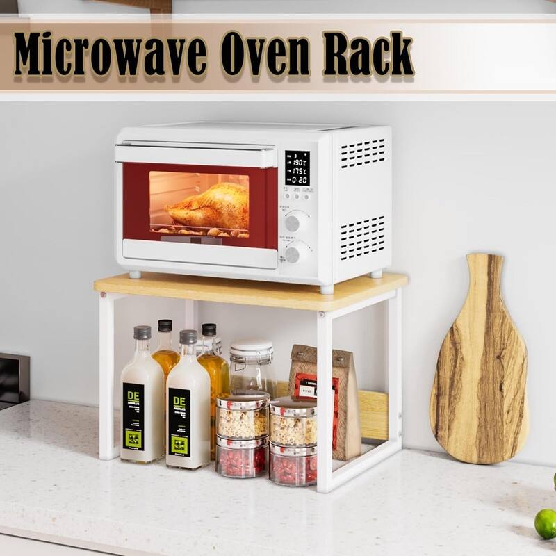 Kitchen Countertop Organizer Cabinet Shelf - 12.4"D x 17"W x 12"H