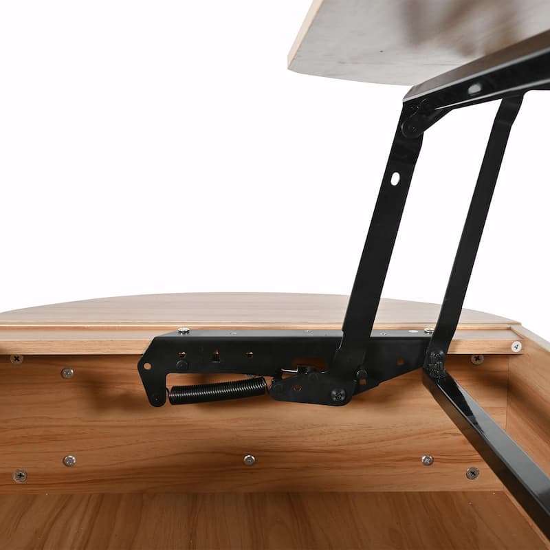 47.2" Lift-Top Coffee Table with Hidden Compartment