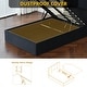 preview thumbnail 5 of 10, Modern Minimalist Upholstered Storage Bed with Lift-Up Platform