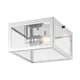 preview thumbnail 62 of 73, Alma 12" Metal/Glass LED Flush Mount, by JONATHAN Y Chrome