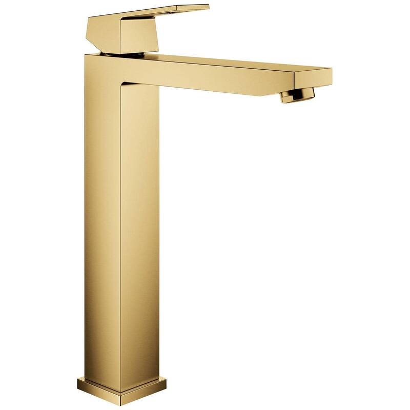 Grohe Eurocube Single Hole Bathroom Faucet - Brushed Cool Sunrise
