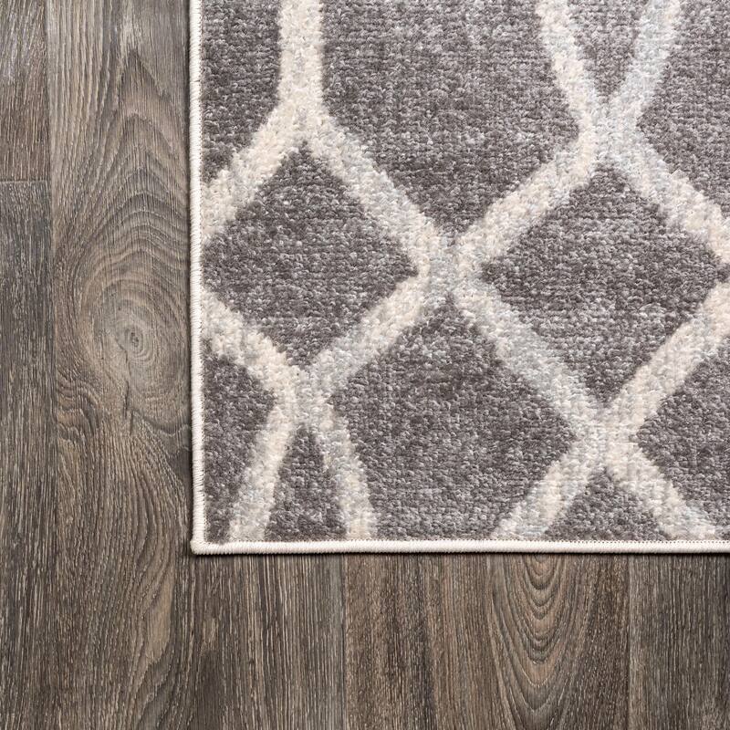 JONATHAN Y Moroccan Ogee Fretwork Area Rug