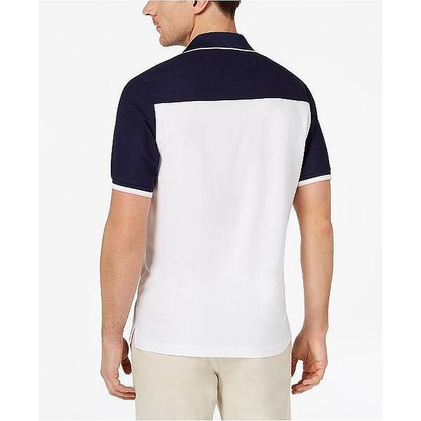 Shop Club Room Mens Colorblock Performance Polo Shirt Free