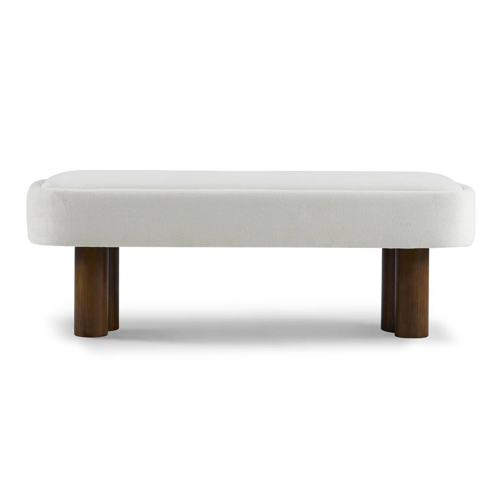 Christopher Knight Home - Modern Upholstered Dining Bench with Padded Seating