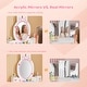 preview thumbnail 6 of 51, Kids Vanity Set with Mirror Makeup Dressing Table with Drawer