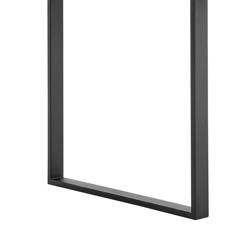 Fenton 63" Dining Table with Charcoal Top & Sled Base