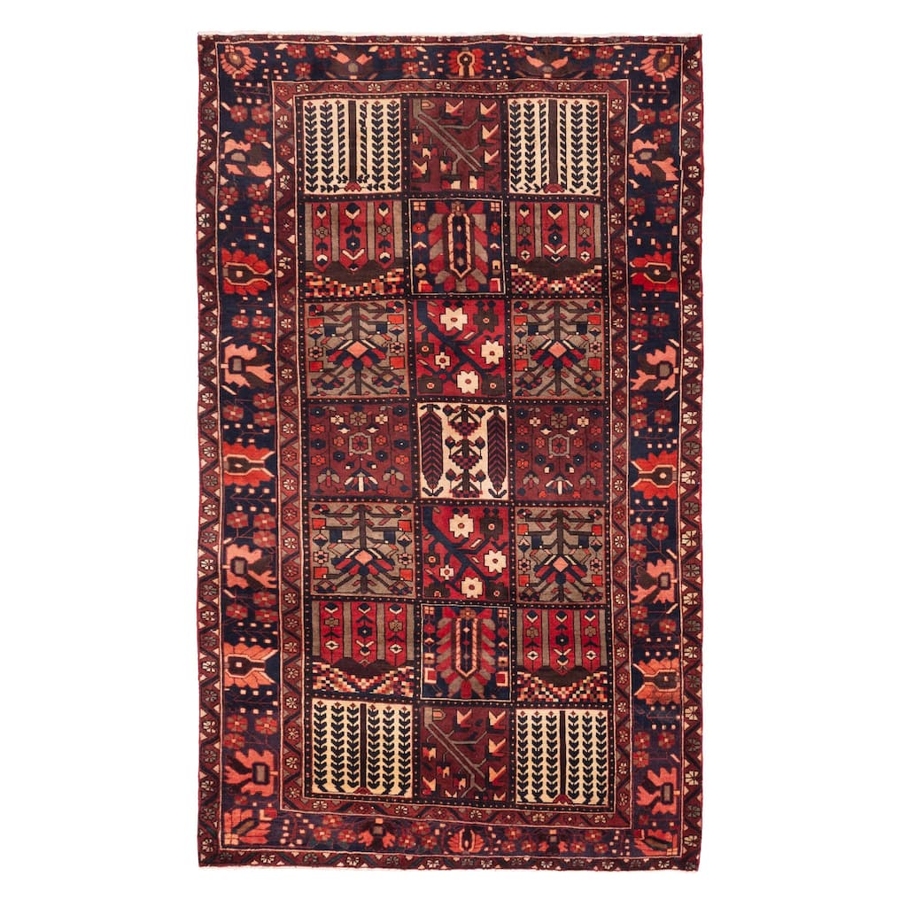 ECARPETGALLERY Hand-knotted Kayseri Vintage Red Wool Rug - 4'11 x 8'6