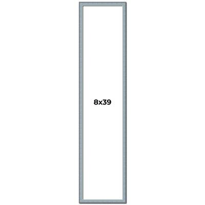 8x39 Frame Rustic Sky Blue Solid Wood Picture Frame | 0.75 Inch