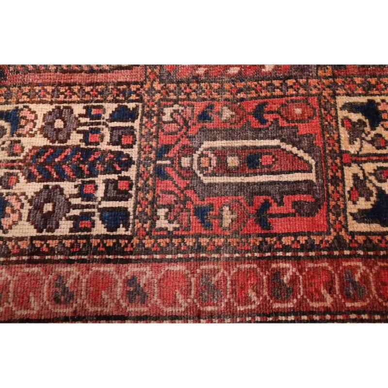ECARPETGALLERY Hand-knotted Kayseri Vintage Red Wool Rug - 4'7 x 9'6