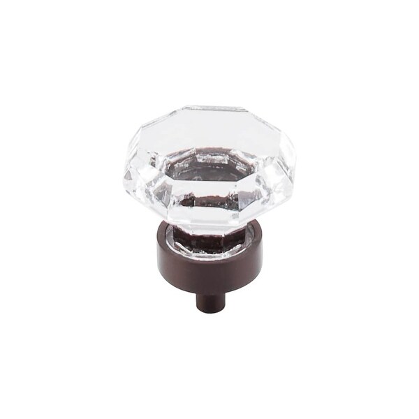 Top Knobs TK128 Crystal 1-3/8 Inch Diameter Geometric Cabinet Knob