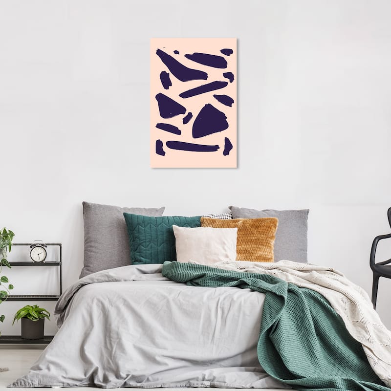 Wynwood Studio Canvas Abstract Animal Print Abstract Pink and Light Pink Modern & Contemporary Wall Art Canvas Print - 36 x 24