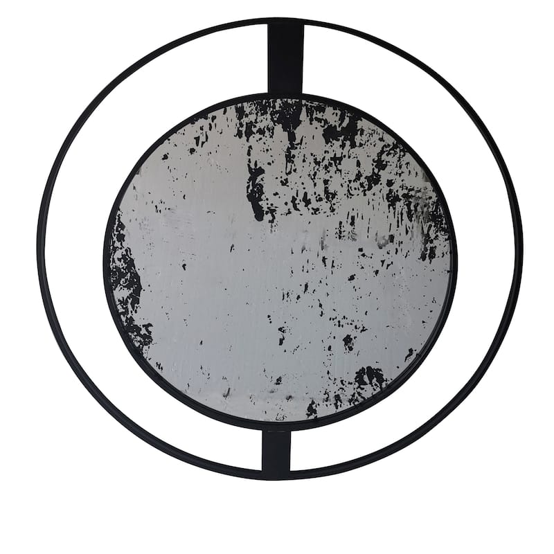 Adrianna 36"L Antique Washed Mirror - 36.25"L x 37.25"W x 1.25"D