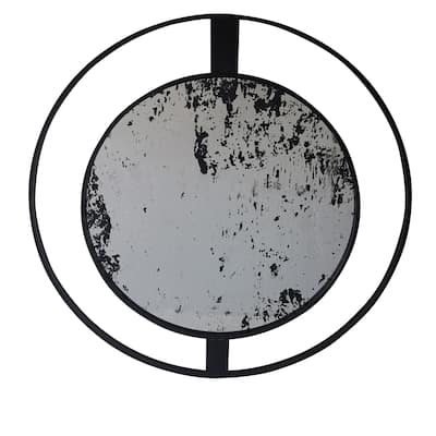 Adrianna 36"L Antique Washed Mirror - 36.25"L x 37.25"W x 1.25"D