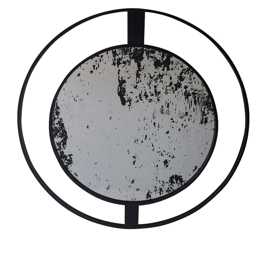 Adrianna 36"L Antique Washed Mirror - 36.25"L x 37.25"W x 1.25"D