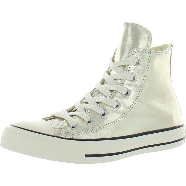 black shiny high top sneakers