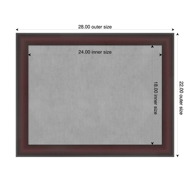 Amanti Art Grand Cherry Narrow Framed - 28 x 22 in - Grand Cherry Narrow