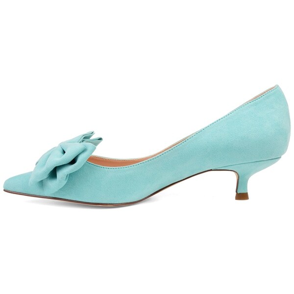 emerald green kitten heels